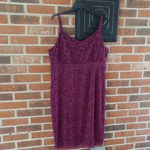 Torrid Purple Lace Bodycon Dress Size 2X